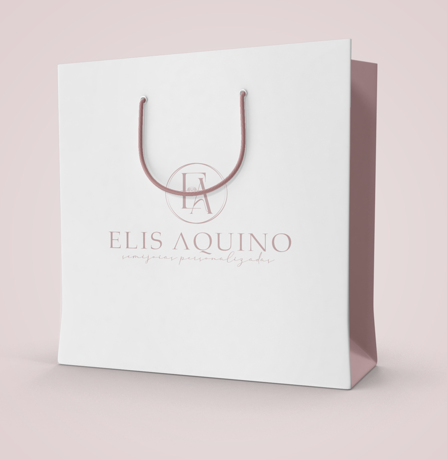 Outro detalhe da apresentação da marca Elis Aquino.